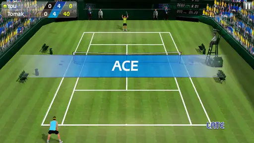 Berühr Tennis 3D screenshot 2