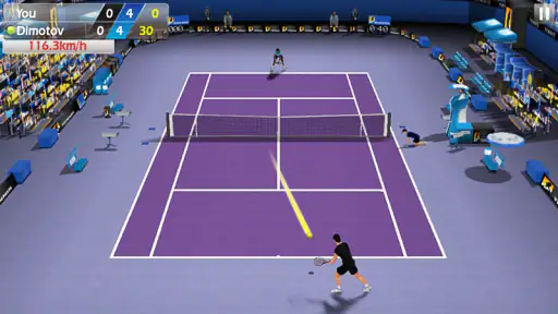 Berühr Tennis 3D screenshot 4
