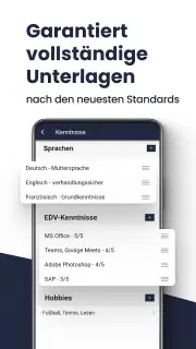 Bewerbungsapp (Lebenslauf App) screenshot 4