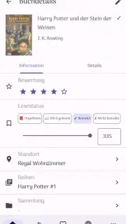 bibliofy: Meine Büchersammlung screenshot 2