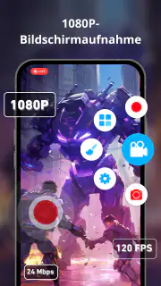 Bildschirm Aufnehmen, Rekorder screenshot 1