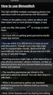 Bimostitch Panorama Pro screenshot 8