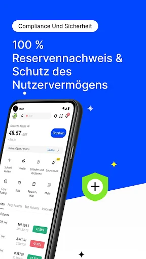 BingX BTC und Krypto kaufen screenshot