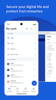 Bitwarden Passwortmanager screenshot 1