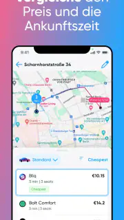 Bliq - Die beste Fahrt finden screenshot 3