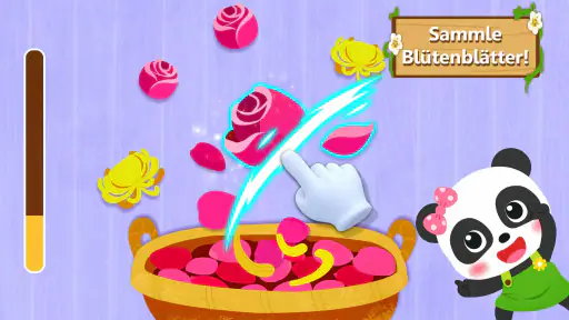 Blumenkurs mit kleinen Panda screenshot