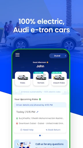 BluSmart:Premium Cabs in Dubai screenshot