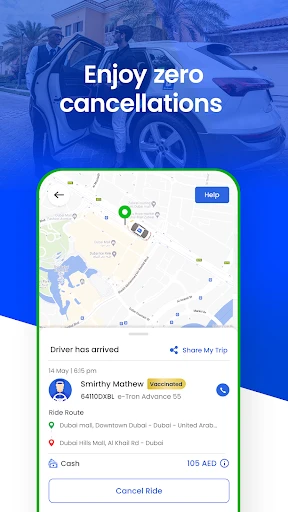 BluSmart:Premium Cabs in Dubai screenshot
