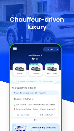 BluSmart:Premium Cabs in Dubai screenshot