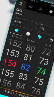 Blutdruck screenshot 1