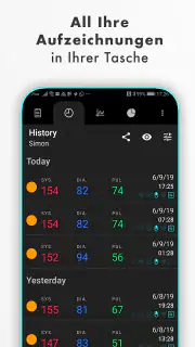 Blutdruck screenshot 5