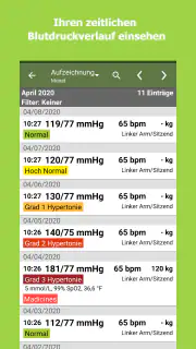 Blutdruck-Tagebuch screenshot 6