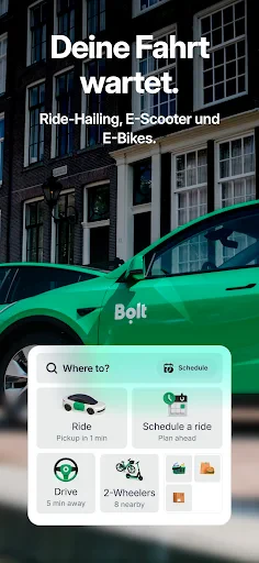 Bolt: Fahrten anfordern screenshot