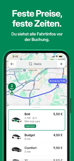 Bolt: Fahrten anfordern screenshot
