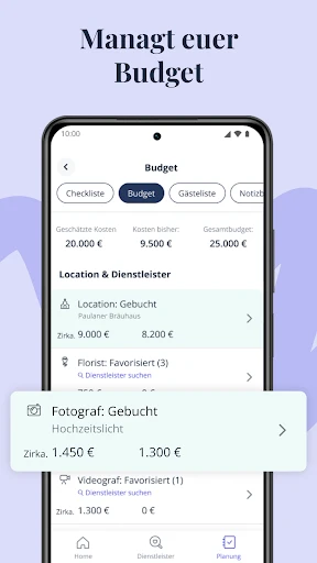 Bridebook - Hochzeitsplaner screenshot