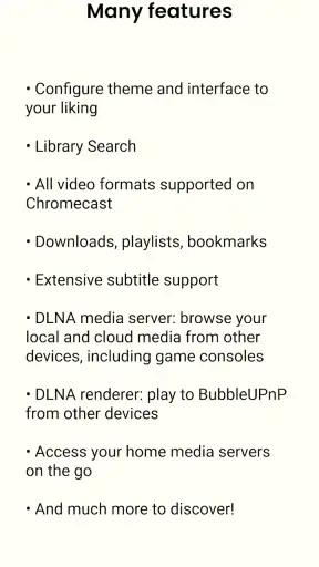 BubbleUPnP UPnP/DLNA Lizenz screenshot