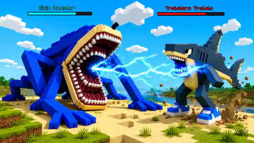 Build Block 3D: Battle World screenshot 2
