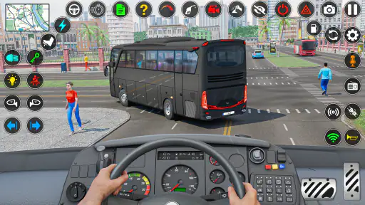 Bus Simulator - 3D Bus Spiele screenshot 1