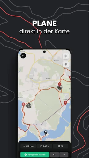 calimoto — Motorradnavigation screenshot