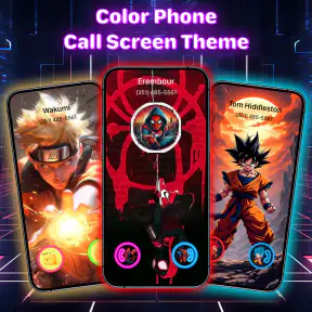 Call Screen Theme: Color Phone screenshot 1