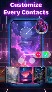 Call Screen Theme: Color Phone screenshot 4