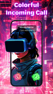 Call Screen Theme: Color Phone screenshot 5