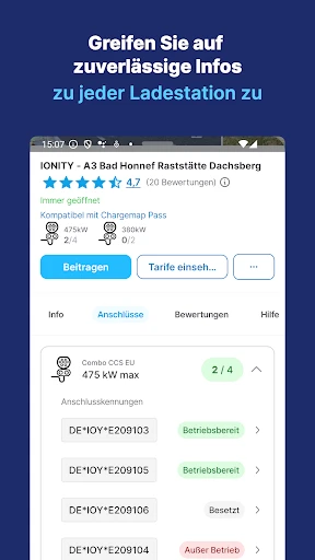 Chargemap - Ladestationen screenshot