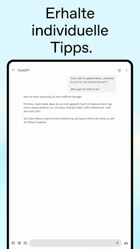 ChatGPT screenshot