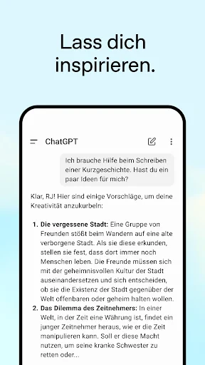 ChatGPT screenshot