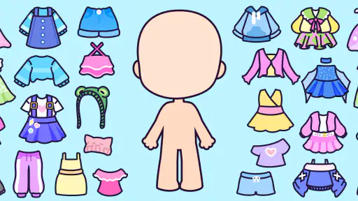 Chibi Puppen Mädchen Spiele 2+ screenshot 1