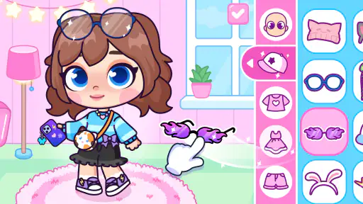 Chibi Puppen Mädchen Spiele 2+ screenshot 2