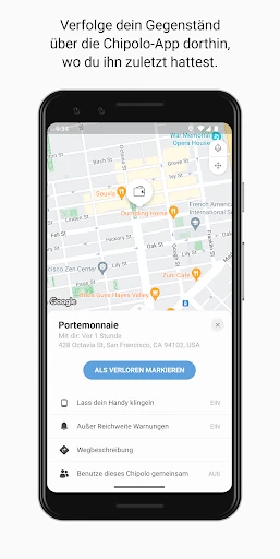Chipolo screenshot