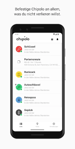 Chipolo screenshot