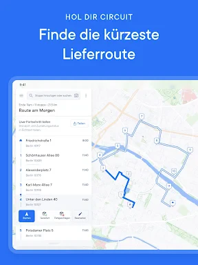 Circuit Routenplaner screenshot