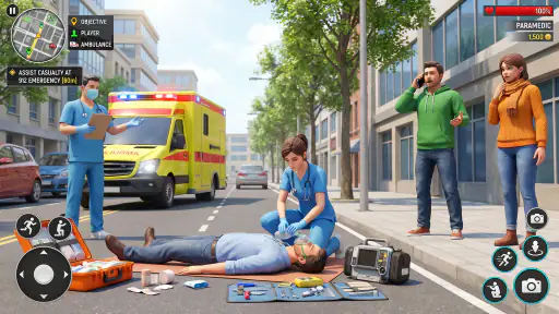 City Ambulance Rescue Sim Game screenshot 2