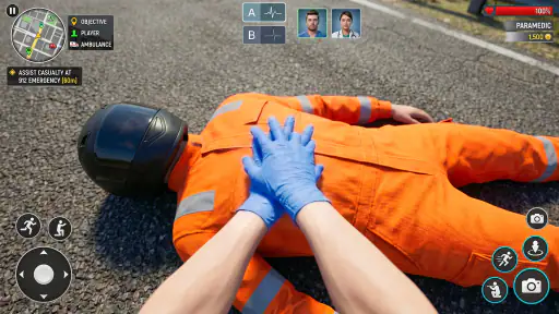 City Ambulance Rescue Sim Game screenshot 4