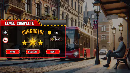 Coach Bus Train Driving Games screenshot 5
