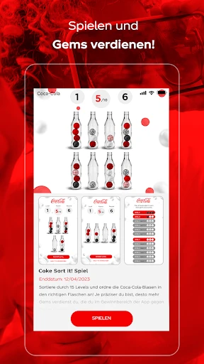 Coca-Cola: Spielen & Gewinnen screenshot