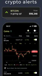 Coin Push: Crypto Alerts screenshot 1