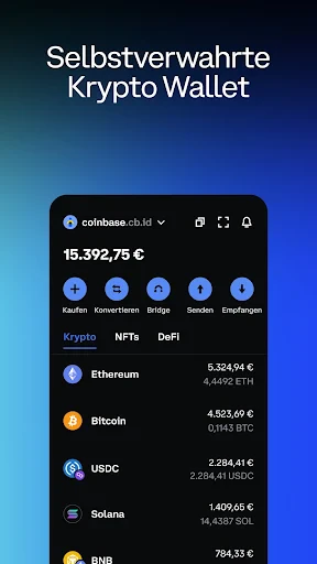 Coinbase Wallet: NFTs & Krypto screenshot