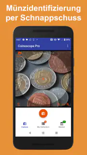 Coinoscope: Münzidentifizierer screenshot 1