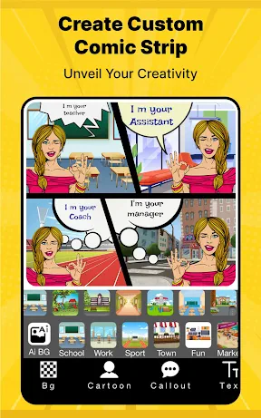 Comic-Comic-Hersteller screenshot