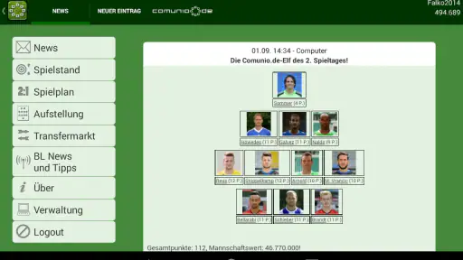 Comunio screenshot 5