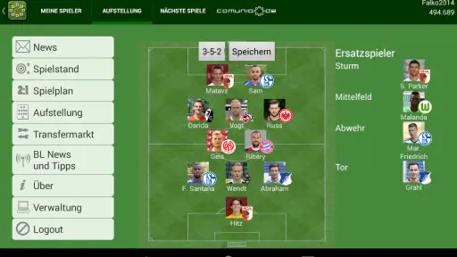 Comunio screenshot 7