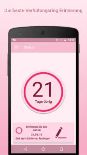 Contraceptive Ring Reminder + screenshot 1