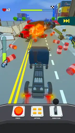 Crazy Rush 3D - Autofahren screenshot