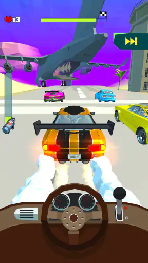 Crazy Rush 3D - Autofahren screenshot
