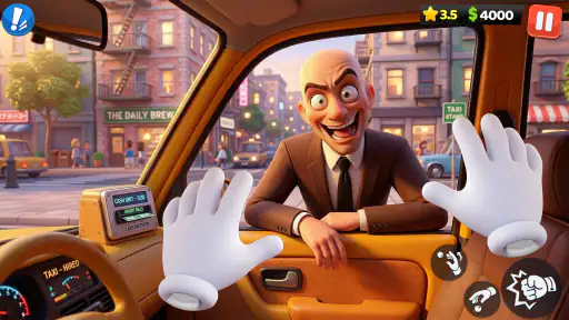 Crazy Taxi: Fahr-Spiel 3D screenshot 7