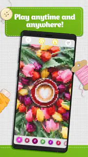 Cross Stitch Coloring Art screenshot 5