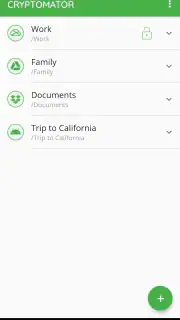 Cryptomator screenshot 1